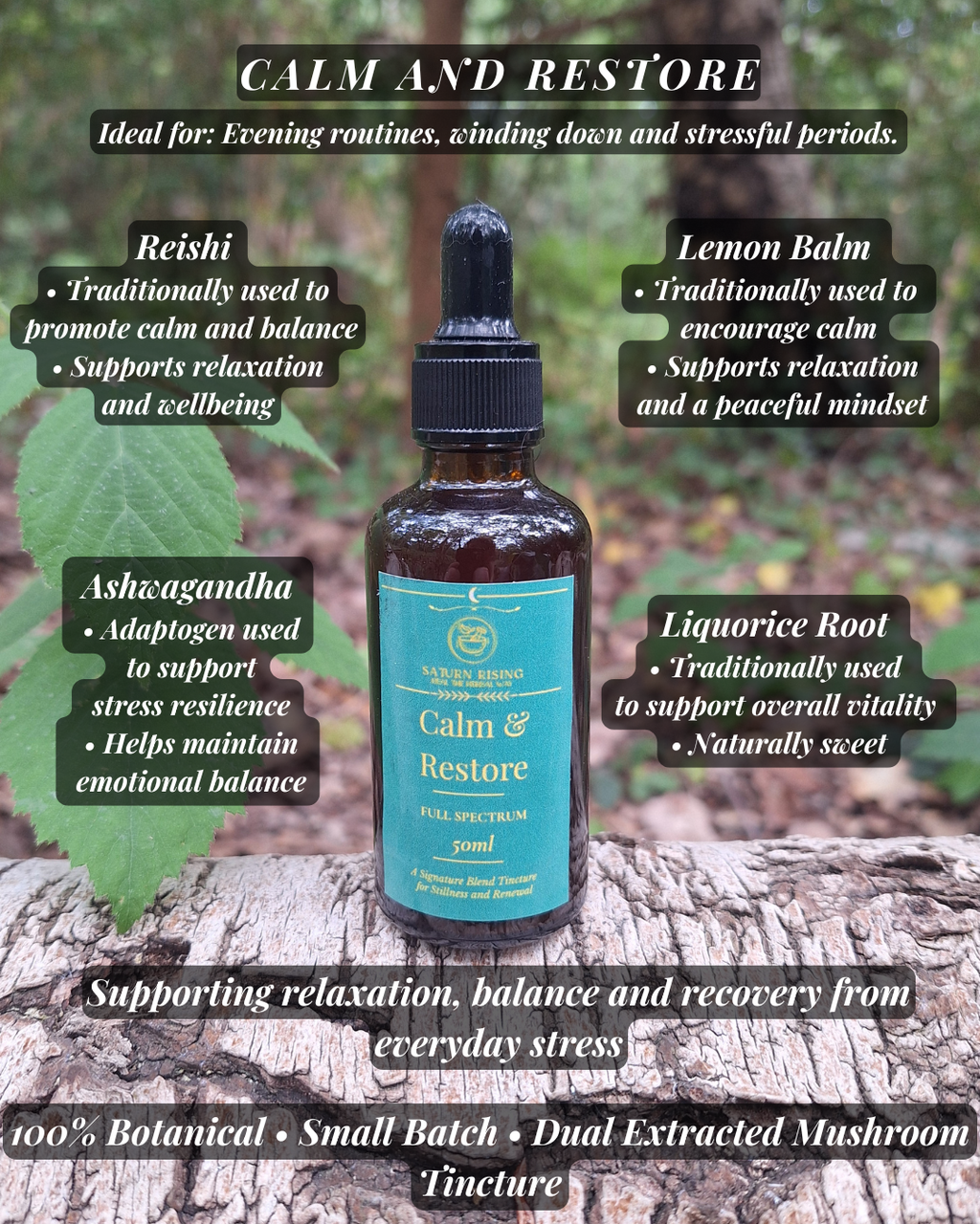 Calm & Restore Tincture 50ml