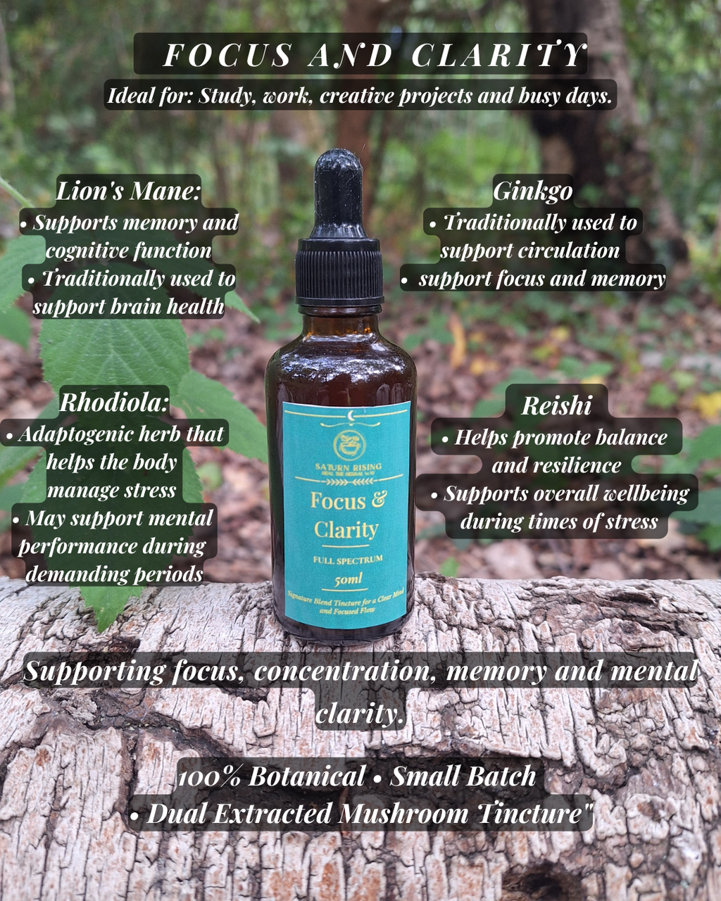 Focus and Clarity Tincture 50ml