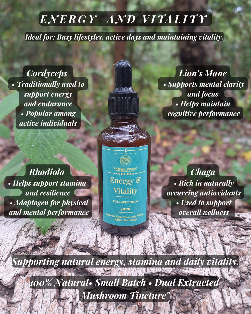 Energy and Vitality Tincture 50ml